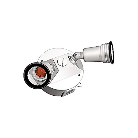 Abb Round Two Lamp Flood Light Kit W/ Gasket, White S212WHG